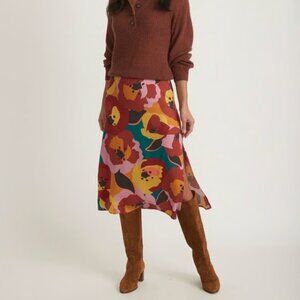 Marine Layer Ryan Slip Midi Skirt